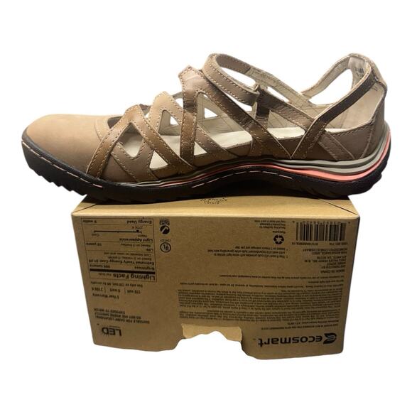 NWT Jambu Tan Leather Women's 9.5 M Shoe Tangerine WJ18TNG54 Memory Foam Relax - Picture 5 of 13